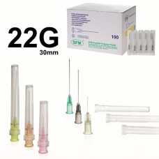 Игла инъекционная одноразовая стерильная 22G (0,7 х 30 мм), SFM 534304